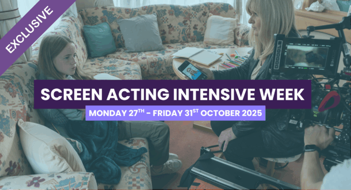 Screen Acting Intensive Week - October Half Term